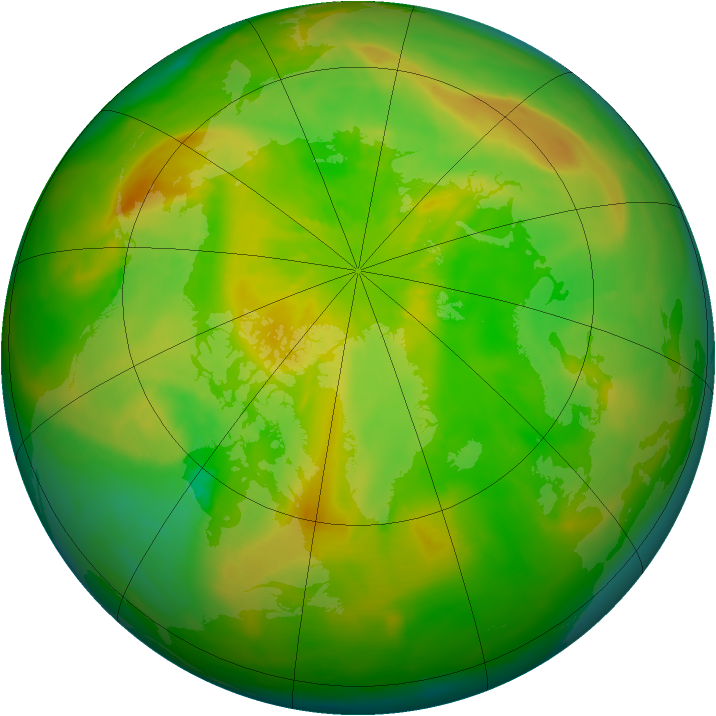 Arctic ozone map for 30 May 2014